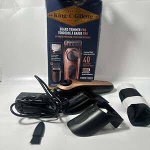 King C. Gillette Beard Trimmer PRO with Precision Wheel